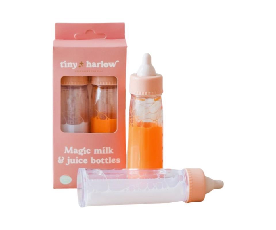 TINY HARLOW-DUO BIBERONES MAGICOS LECHE Y ZUMO