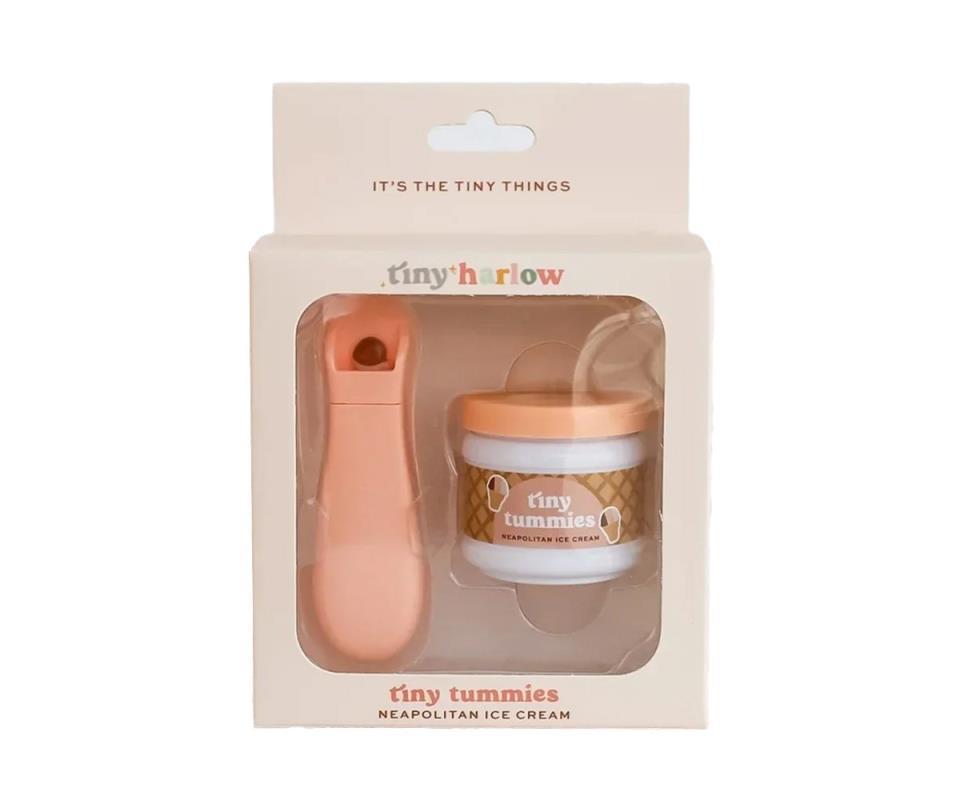 TINY HARLOW-POTITO Y CUCHARA PARA MUÑECOS HELADO