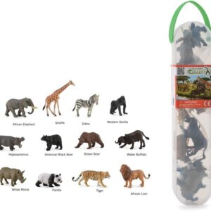 TUBO DE ANIMALES MINI SALVAJES