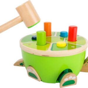 JUEGO TORTUGA MARTILLO MADERA 