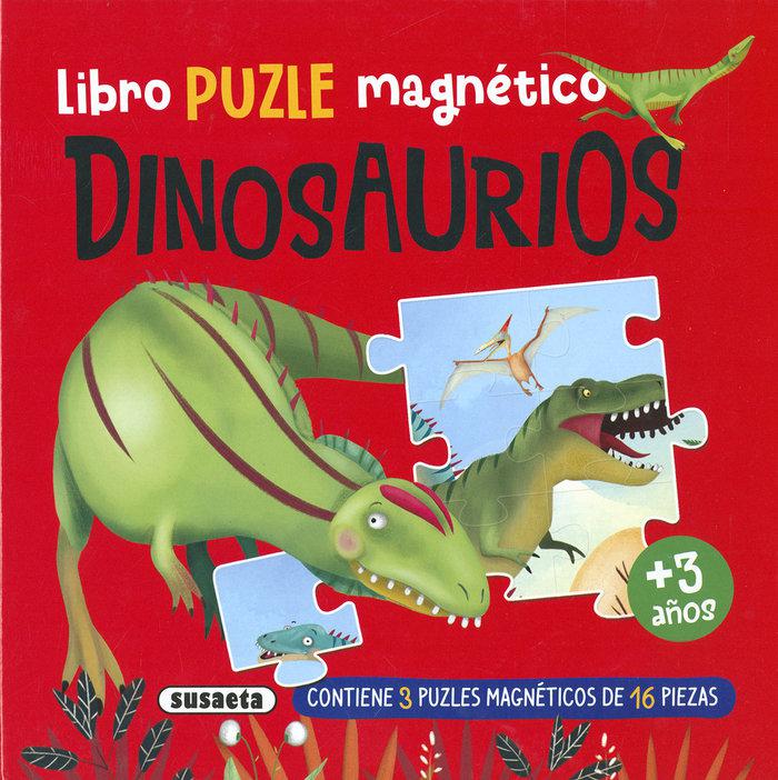 LIBRO PUZZLE MAGNETICO DINOSAURIOS
