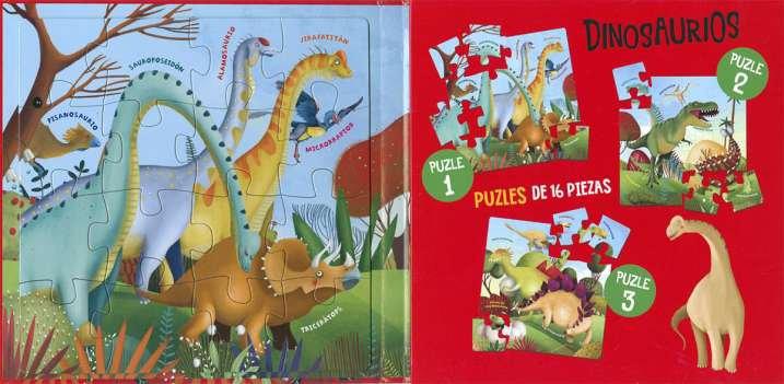 LIBRO PUZZLE MAGNETICO DINOSAURIOS