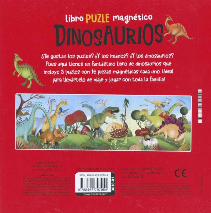 LIBRO PUZZLE MAGNETICO DINOSAURIOS