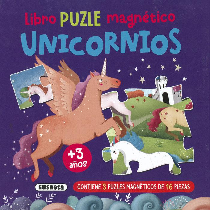 LIBRO PUZZLE MAGNETICO UNICORNIOS