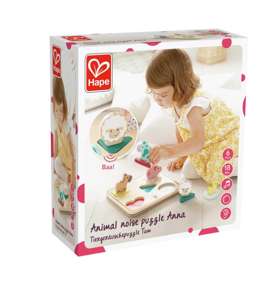 PUZZLE DE SONIDOS ANIMALES TOM