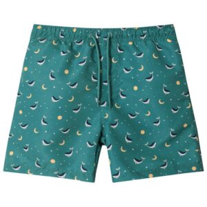BAÑADOR BOY WHALE TEAL