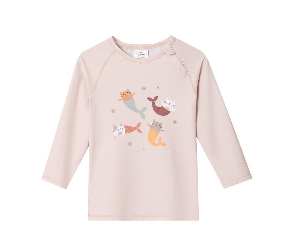 CAMISETA PROTECCION SOLAR MANGA LARGA MERMAID CATS