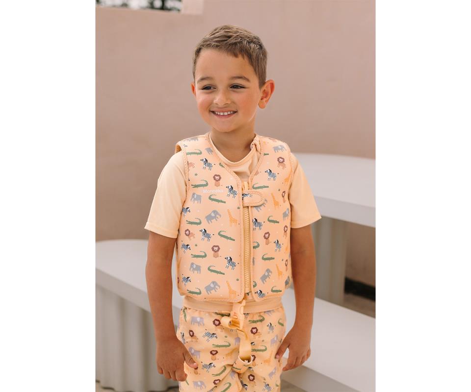 CHALECO FLOTADOR APRENDIZAJE WILD ANIMALS