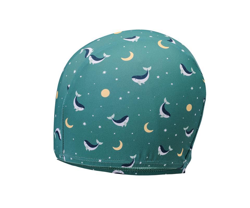 GORRO NATACION INFANTIL WHALE TEAL