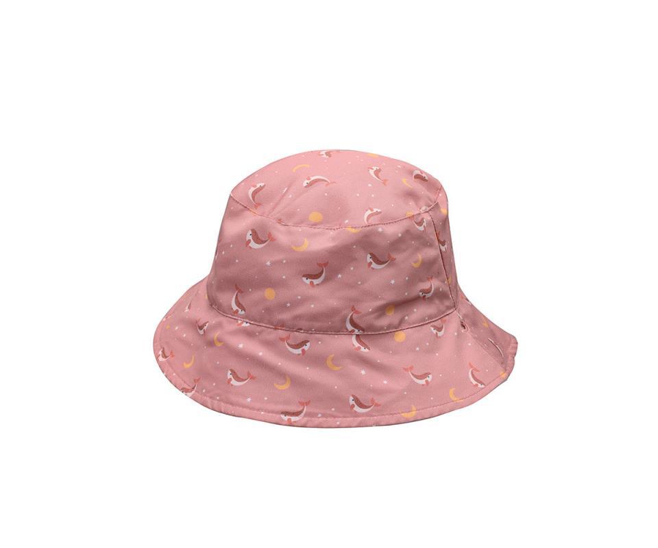 GORRO REVERSIBLE WHALE PINK