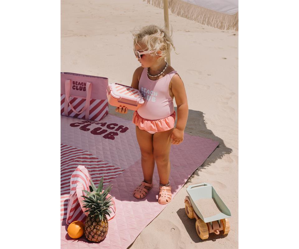 MANTA PICNIC STRIPES BLOOM & BLUSH