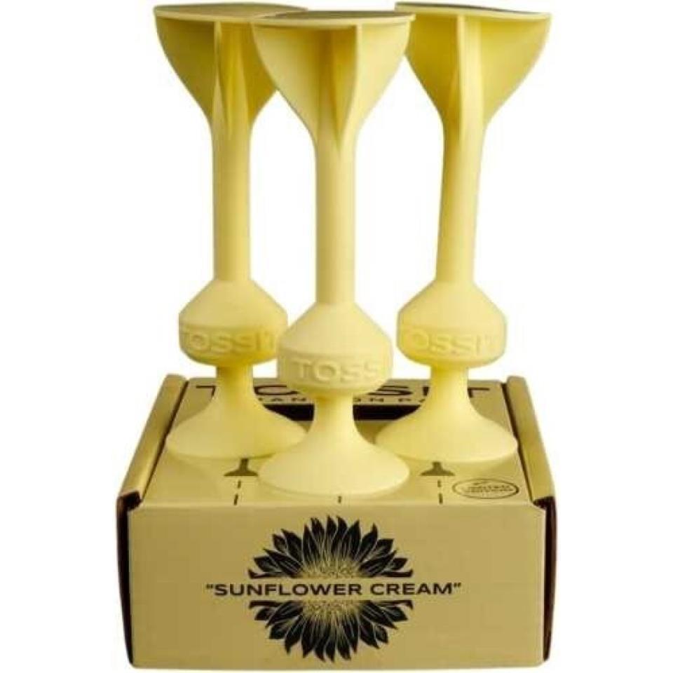 TOSSIT 3 DARDOS SILICONA SUNFLOWER CREAM