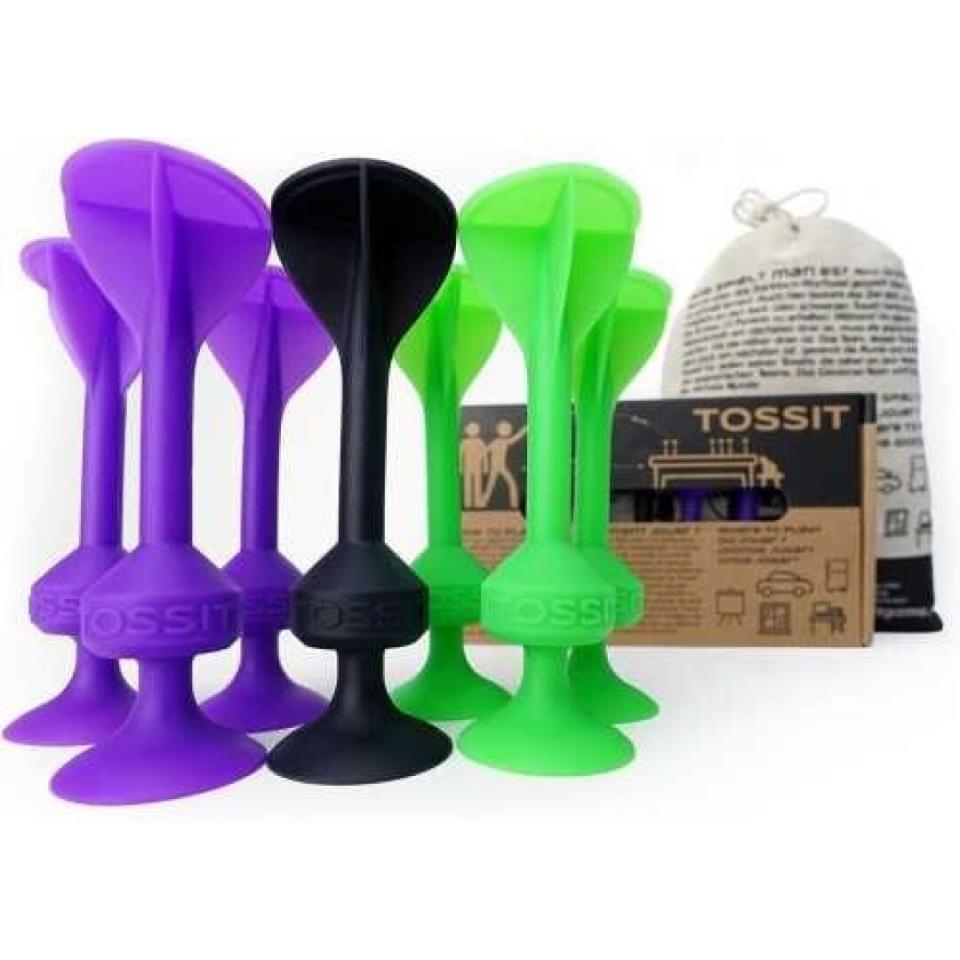 TOSSIT 7 DARDOS SILICONA STARTER VERDE FLUOR   MOR