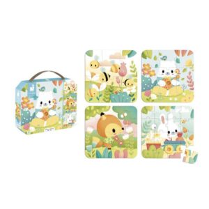 4 PUZZLES EVOLUTIVO 6 9 12 16 PIEZAS