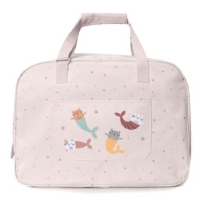 BOLSO DE PLAYA CON REJILLA MERMAID CATS