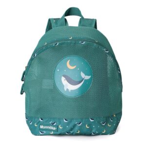 MOCHILA INFANTIL ANTIARENA WHALE TEAL 