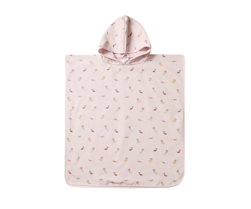 PONCHO DE PLAYA MERMAID CATS