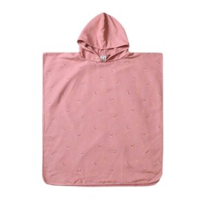 PONCHO DE PLAYA WHALE PINK 