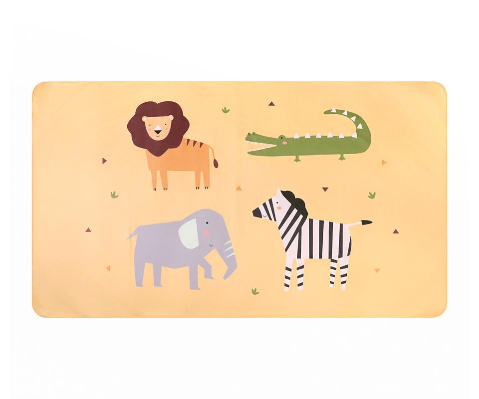 TOALLA PLAYA  MICROFIBRA WILD ANIMALS